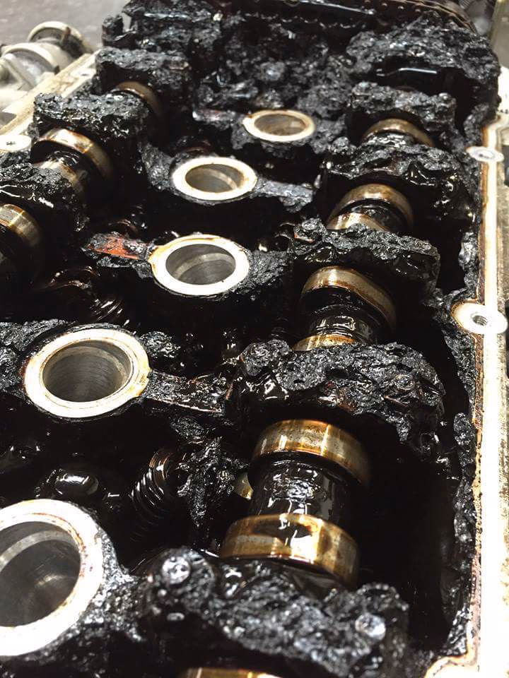 How do I fix a bad engine oil display?