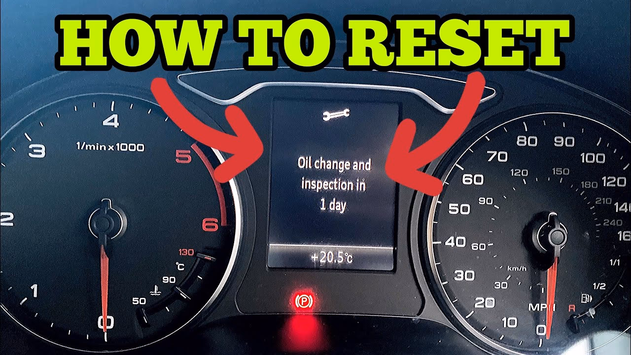 How do I Reset my Audi maintenance reminder?