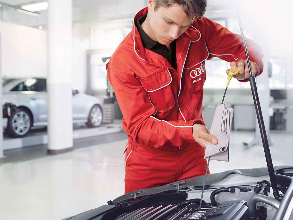 How do I request service from Audi London?