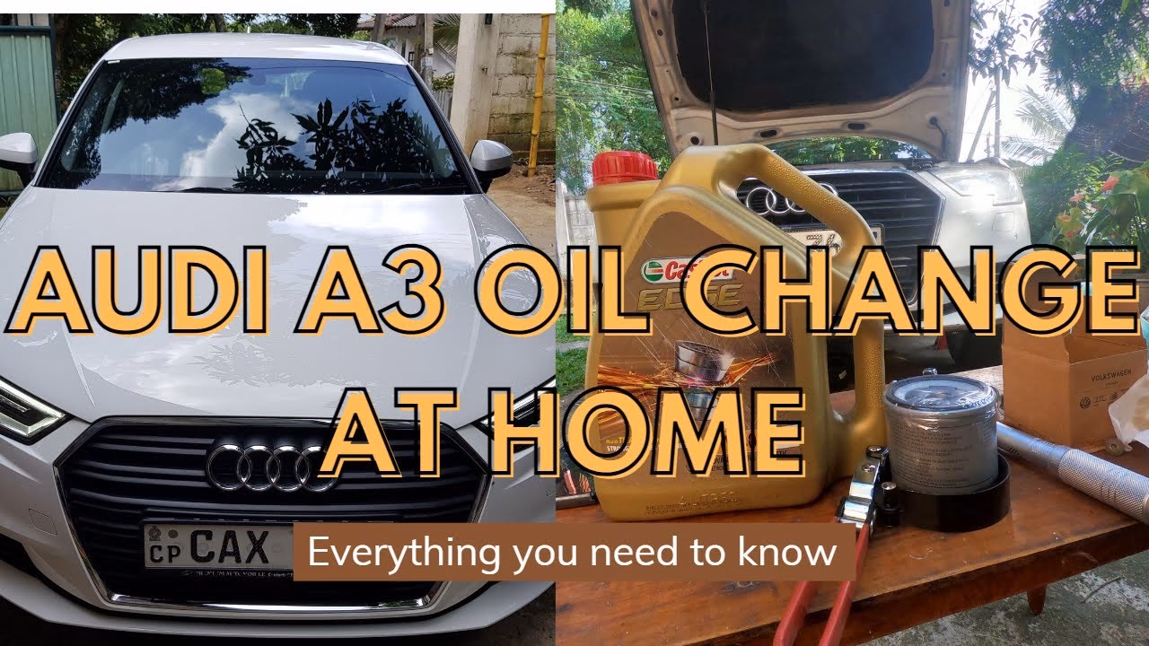 How to replace engine oil in Audi A3?