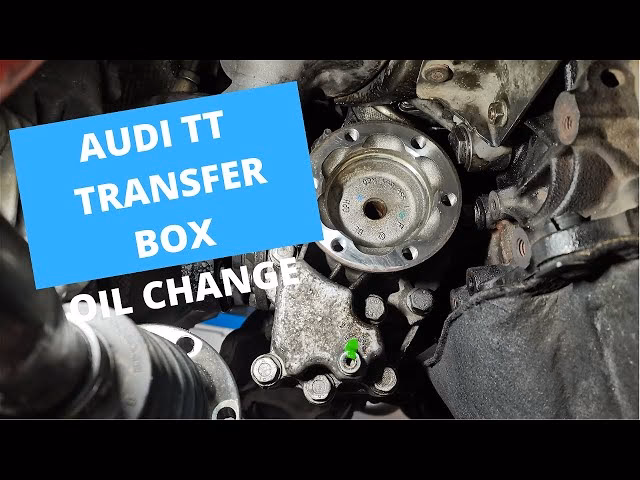 How do you change engine oil on a TTS?