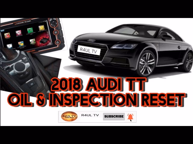 How to reset service indicator on Audi TT Mk3?