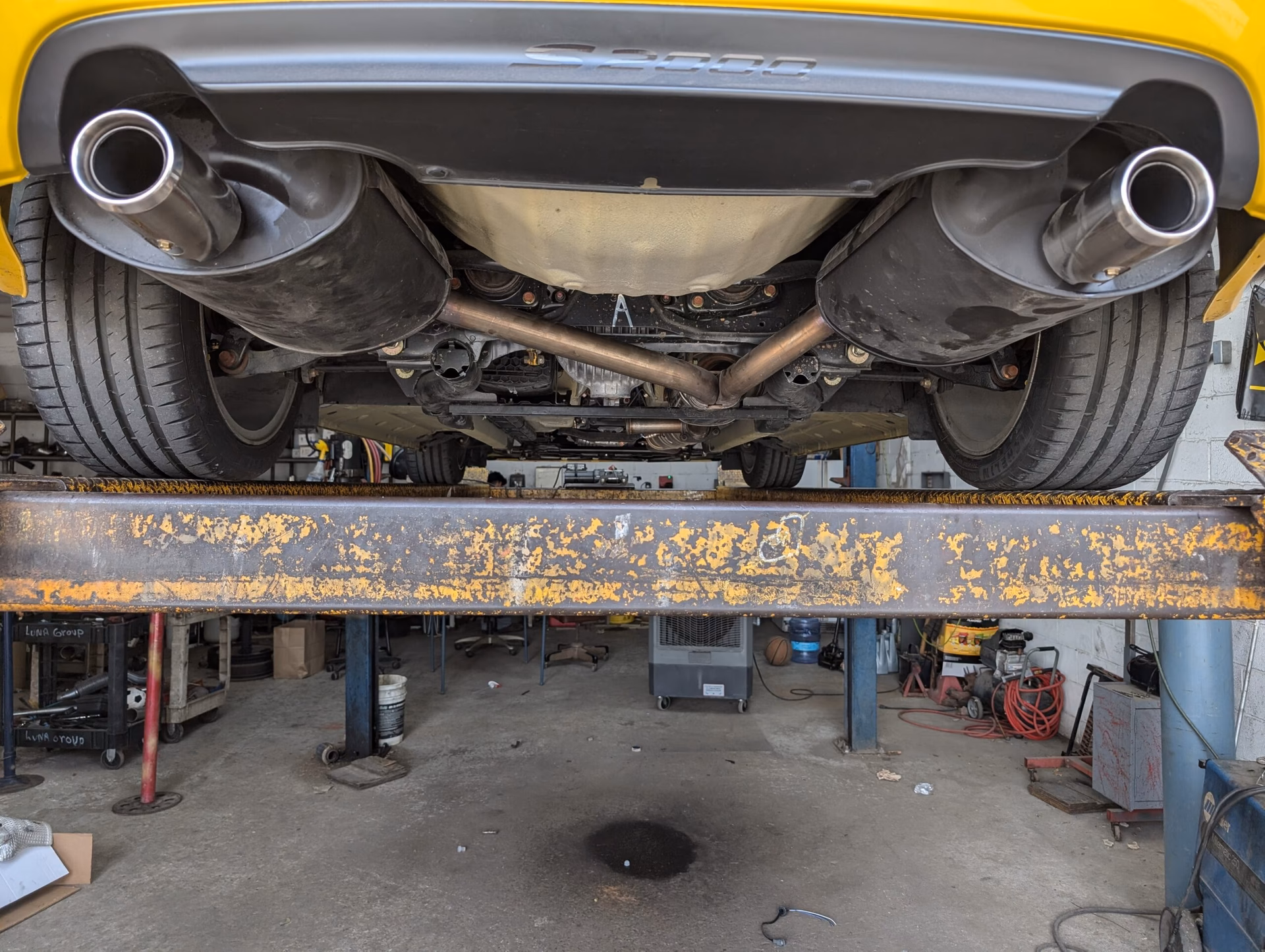 Can I order an A40 exhaust system overseas?