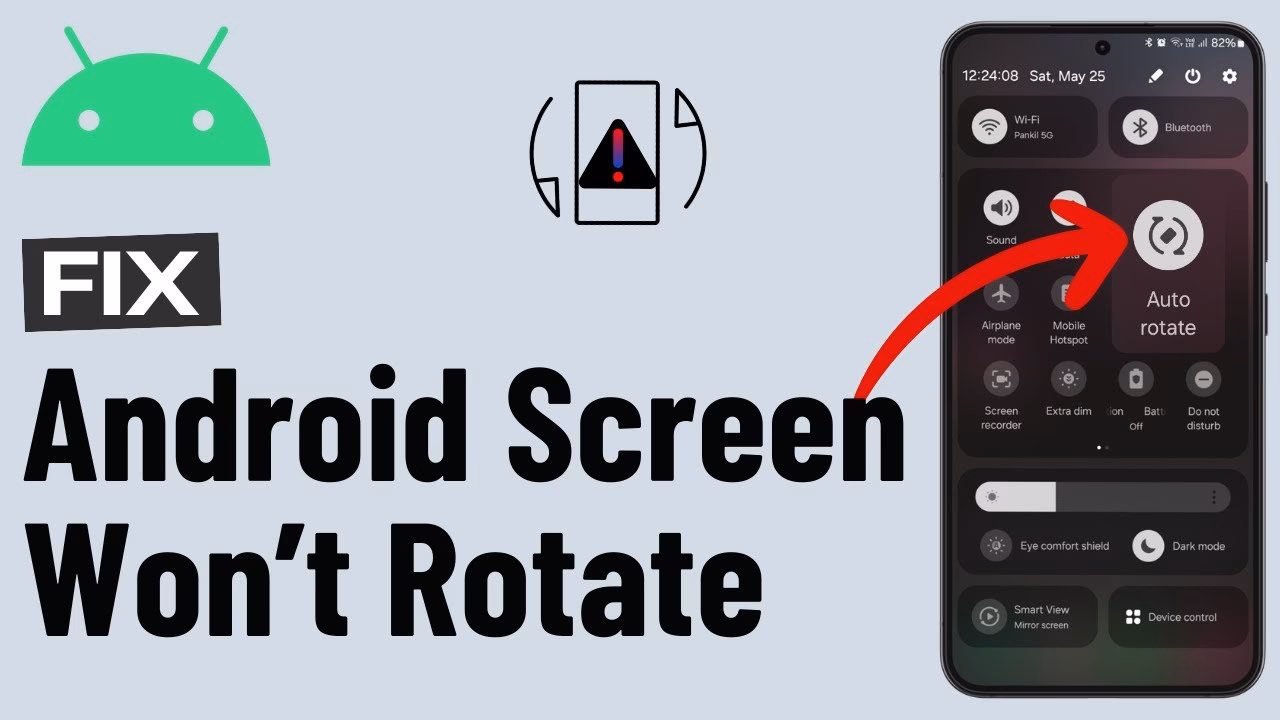 Why is Android Auto-rotate not working?