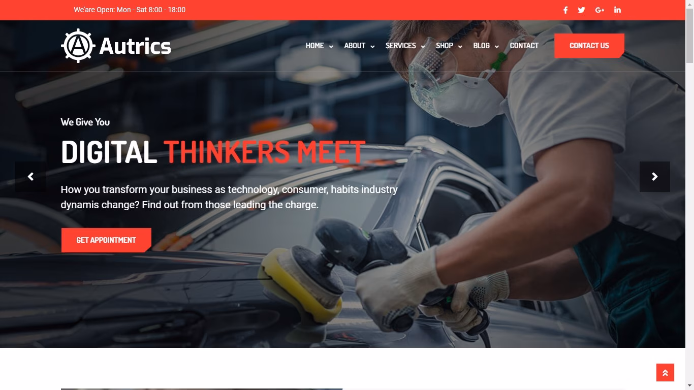 What is autrics – the best WordPress theme for auto mechanics?