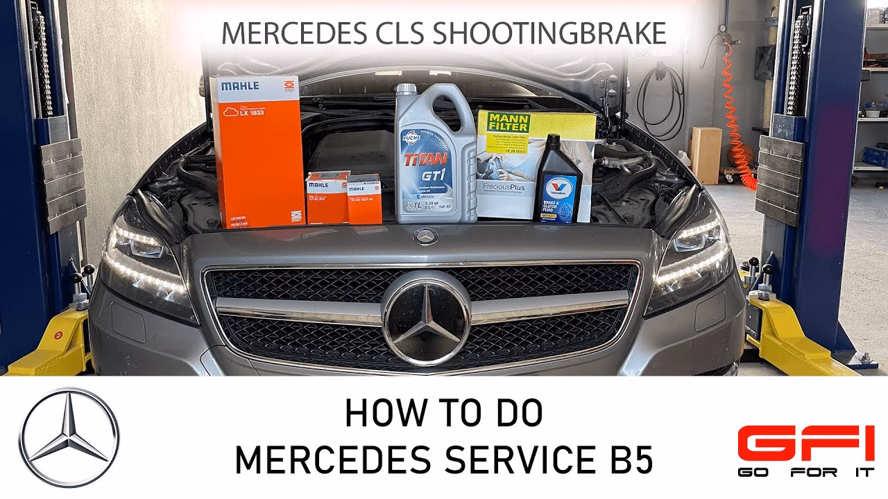 How much does a Mercedes B5 service cost?