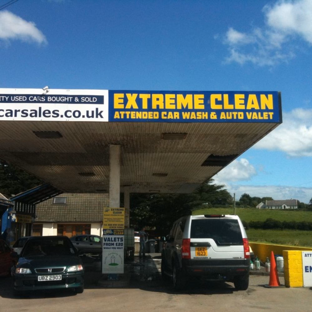 Where is the car wash in Bangor?