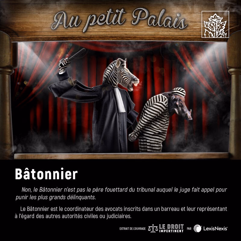 Pourquoi on dit bâtonnier ?