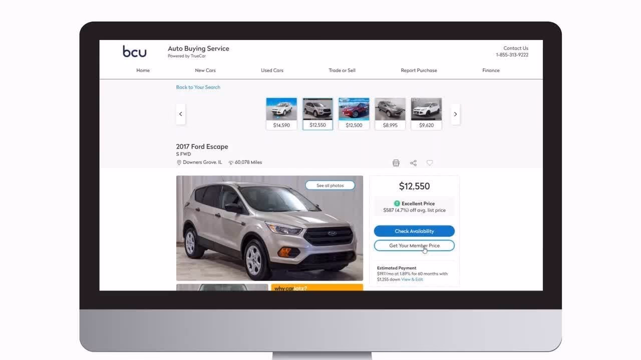 Does BCU offer a discount for buying a car?
