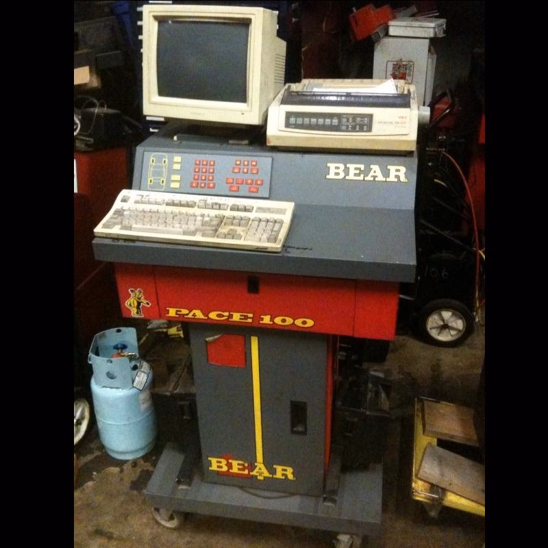 Where are wheel alignment machines made?