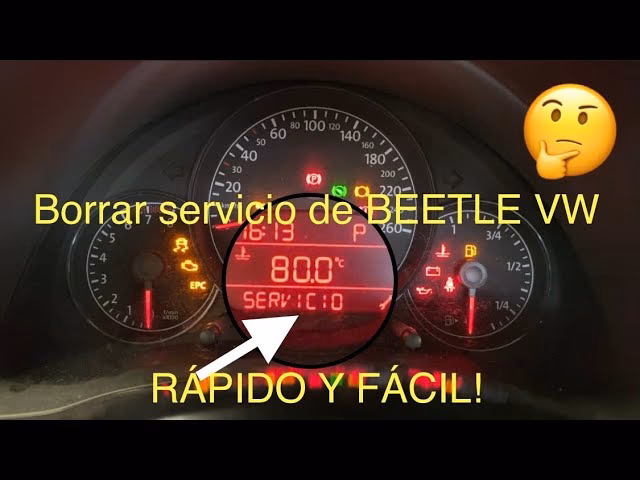 How do I Reset my Volkswagen Beetle oil service light?