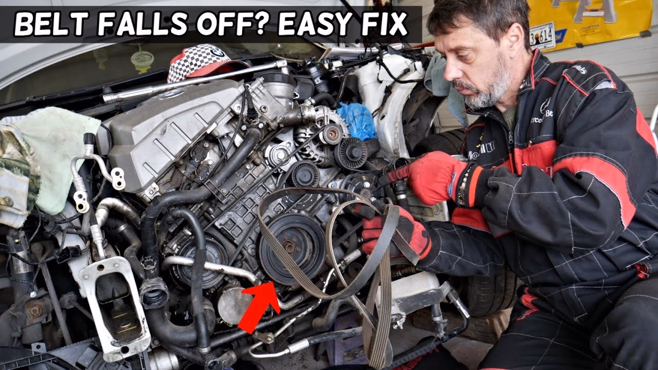 How do I know if my serpentine belt is displaced?