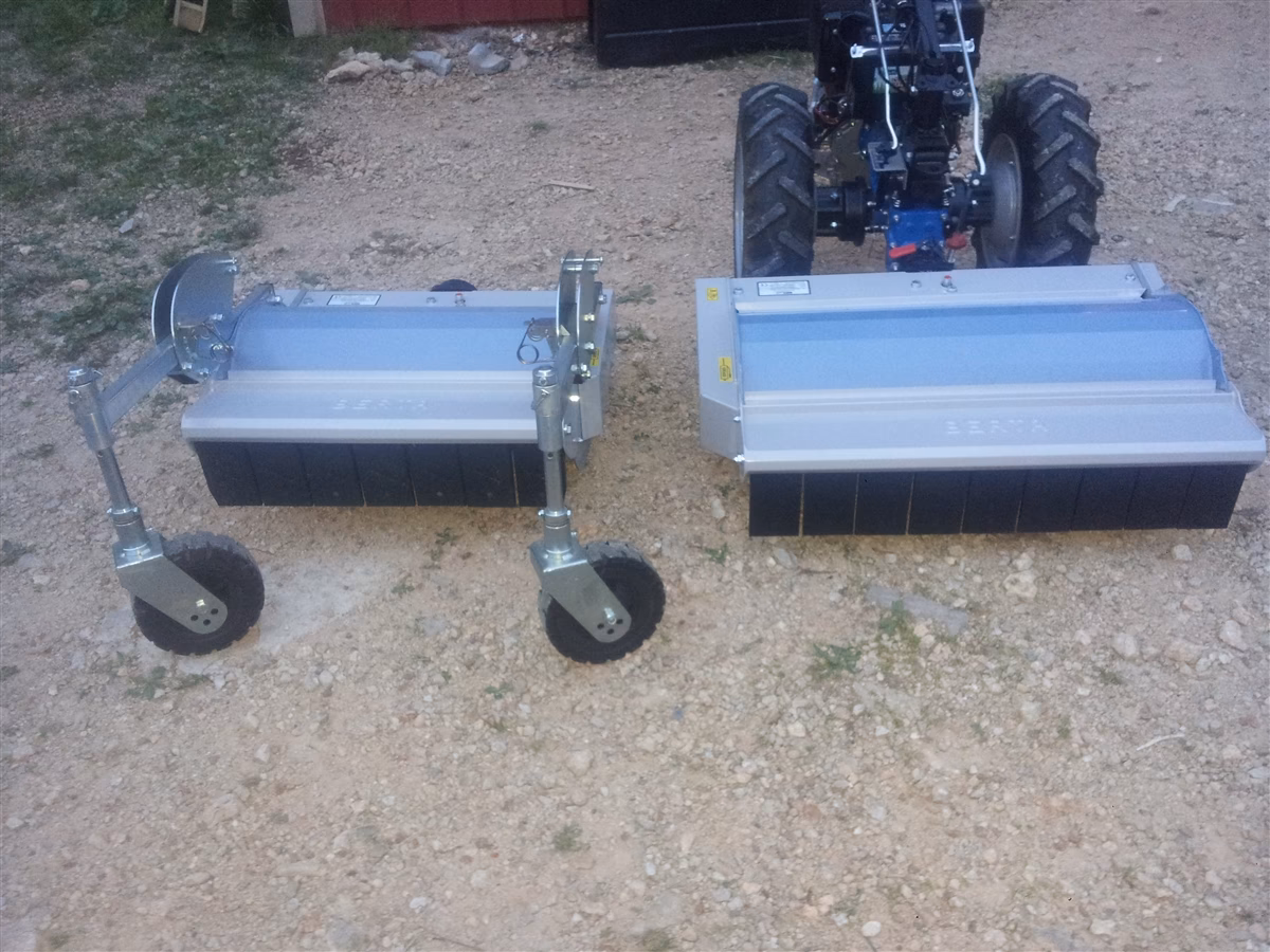 What size is a Berta flail mower?