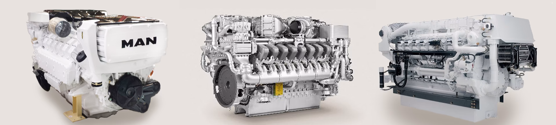 Who makes remanufactured marine engines?