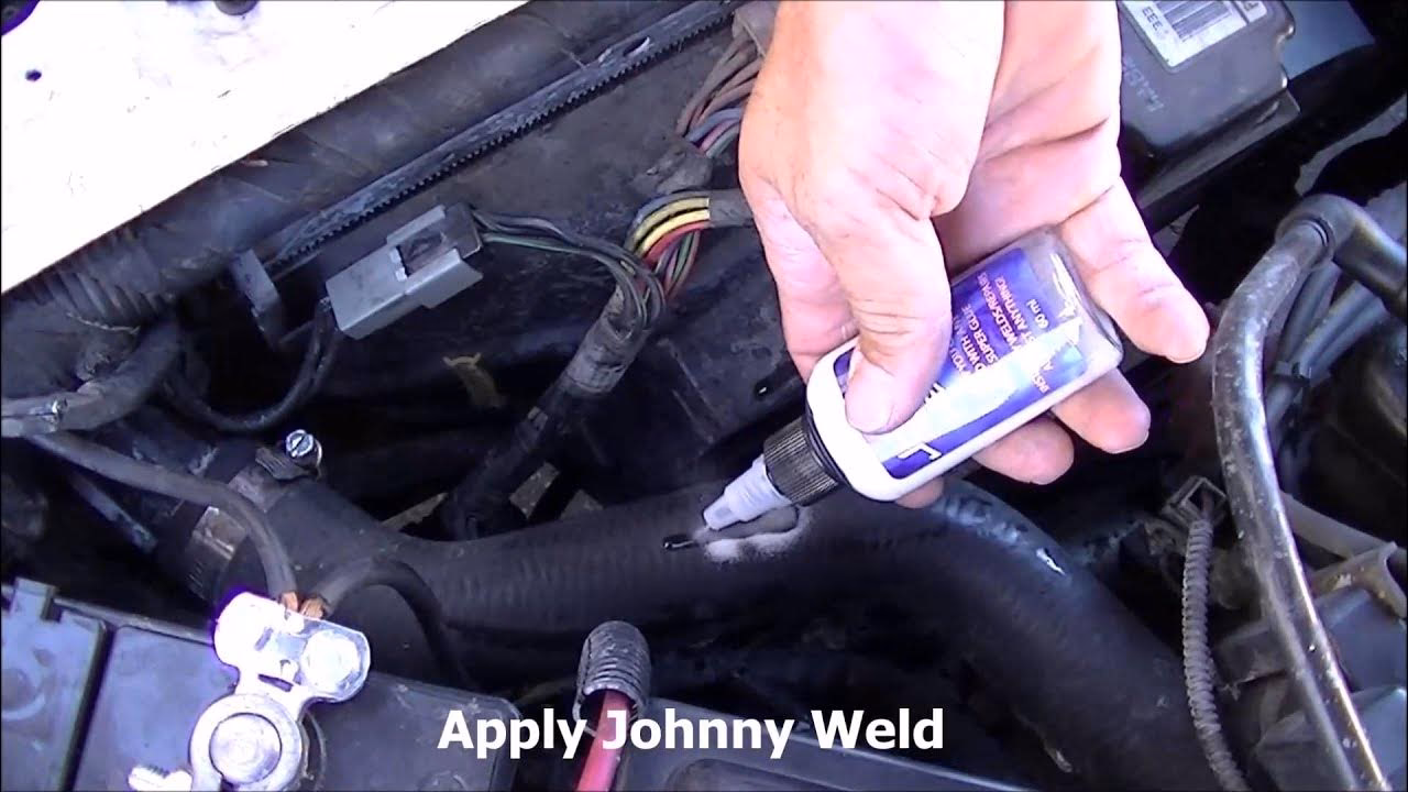How to fix a pinhole in a rubber hose?