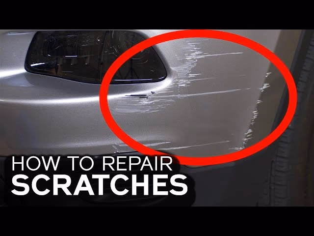 Can a car scratch be repaired at home?