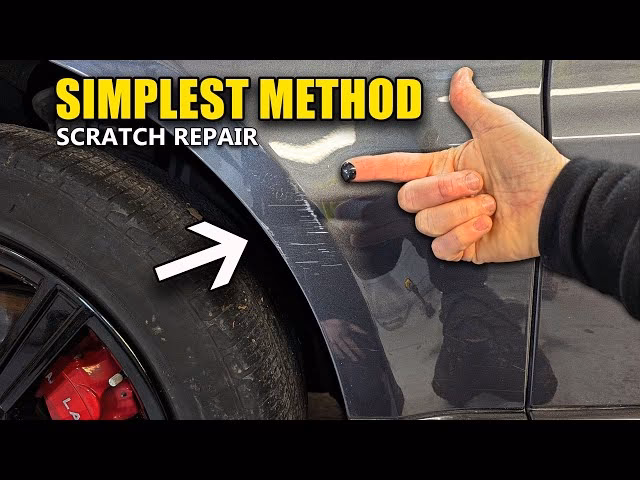 Can a car scratch be repaired at home?