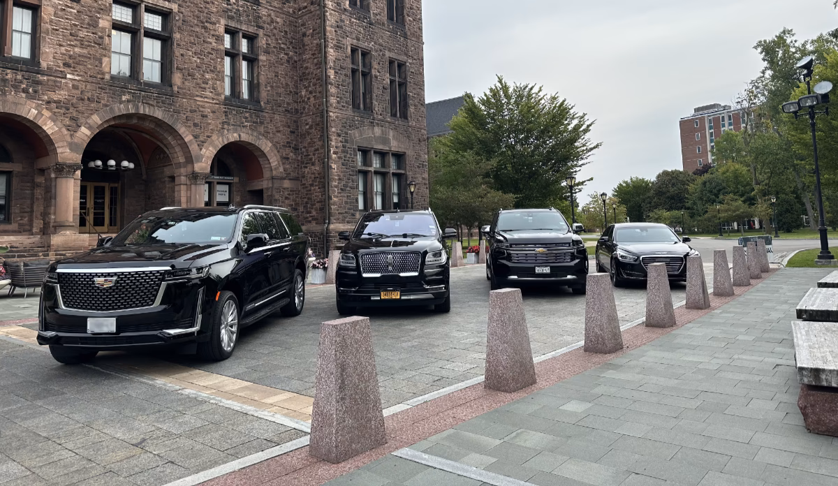 Who is black car service of Bucks County?