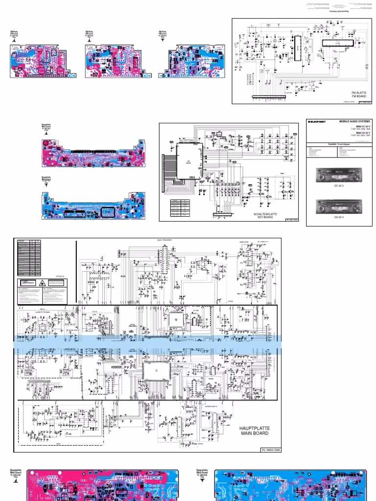 How many Blaupunkt diagrams are there?
