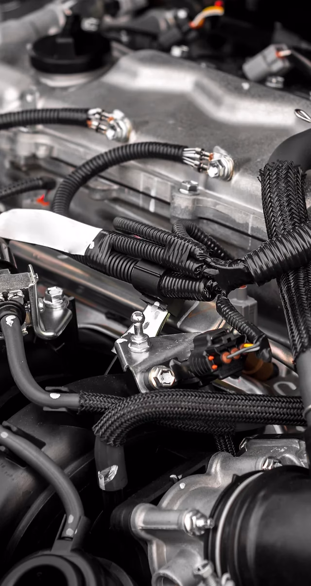 How many components are in a VP44 fuel system?