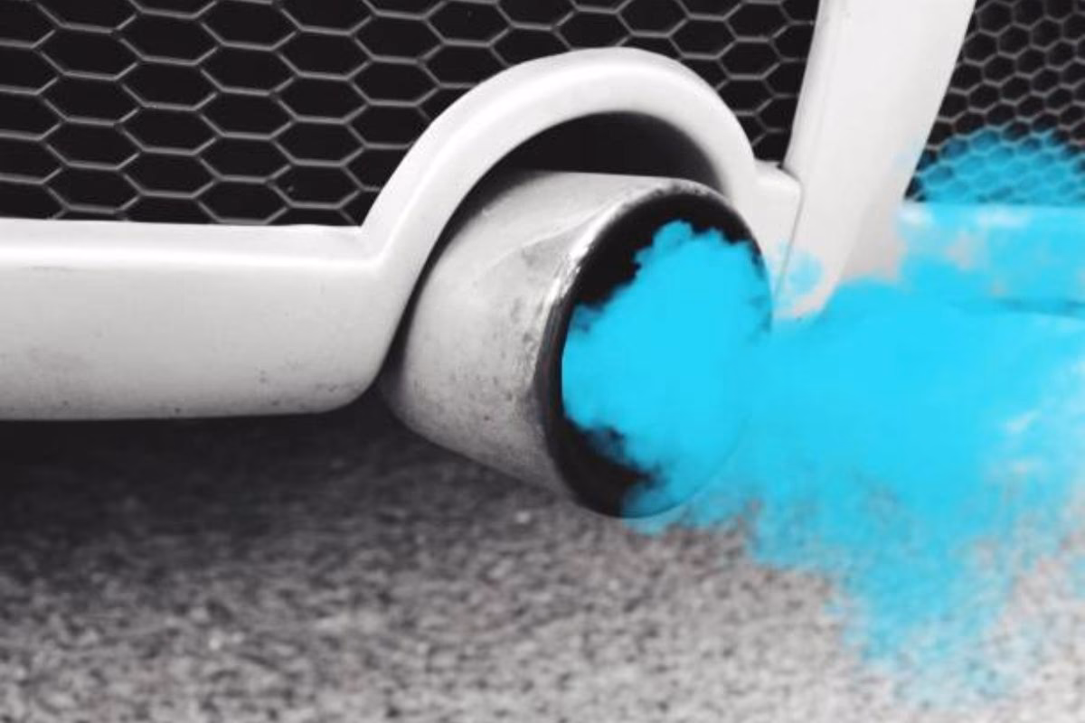 What causes blue smoke coming out of my engine?