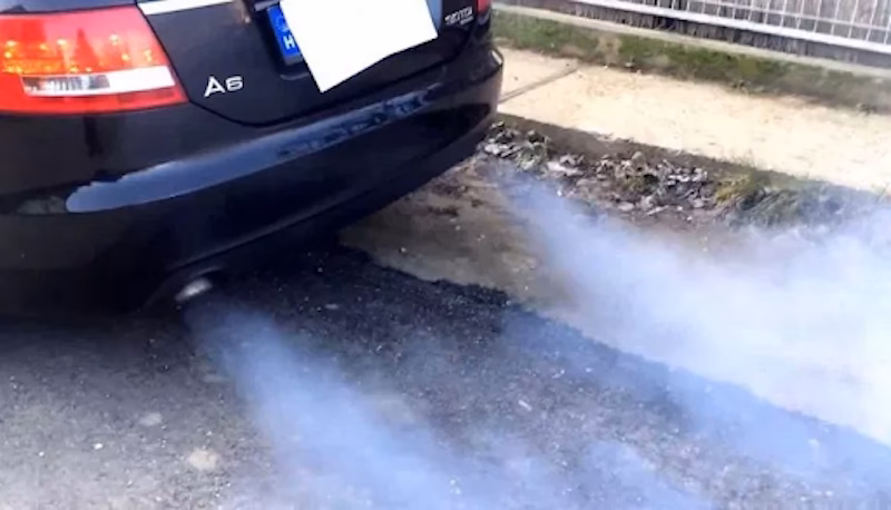 What causes Blue Smoke on a turbo engine?