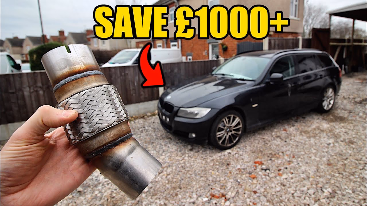 What happens if a car exhaust system is damaged?