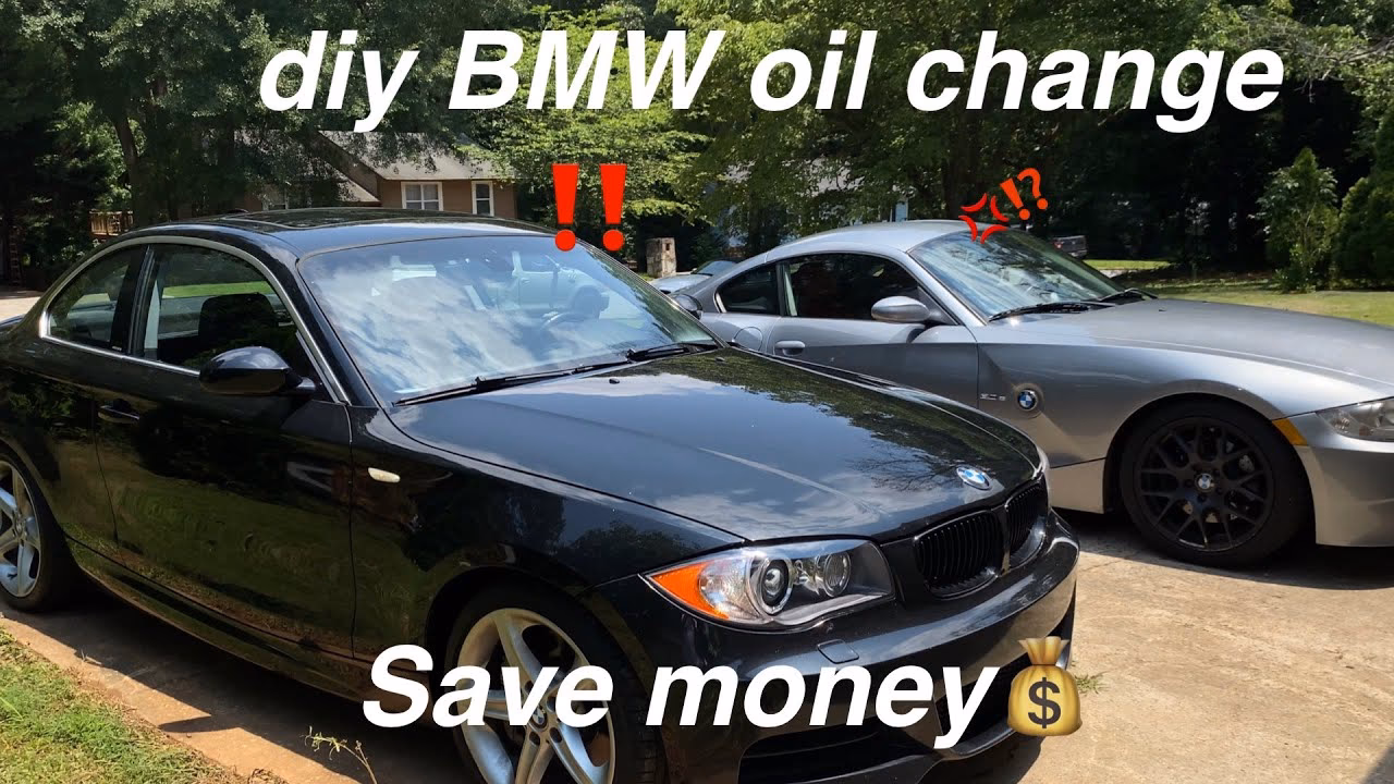 How do I change the oil on my BMW?