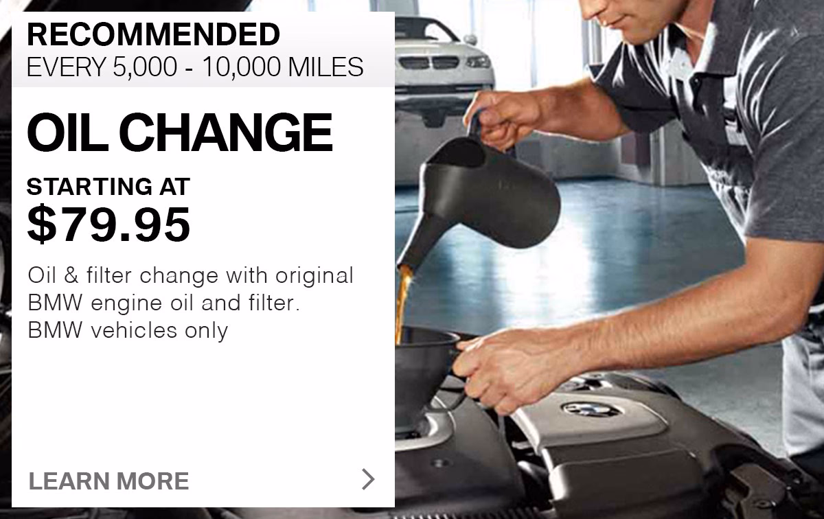 What does a BMW value service include?