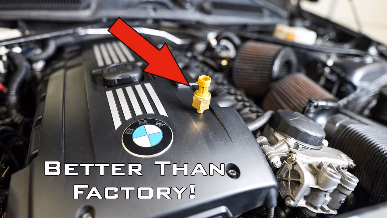 What happens if a BMW E90 coolant sensor fails?