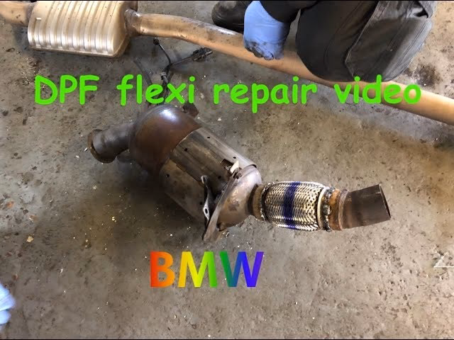 When to replace the exhaust flex pipe for a BMW?