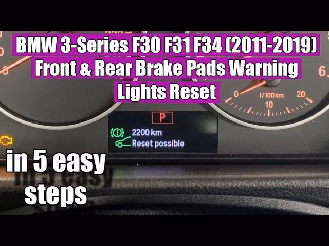 Why is MY BMW brake pad warning light not working?