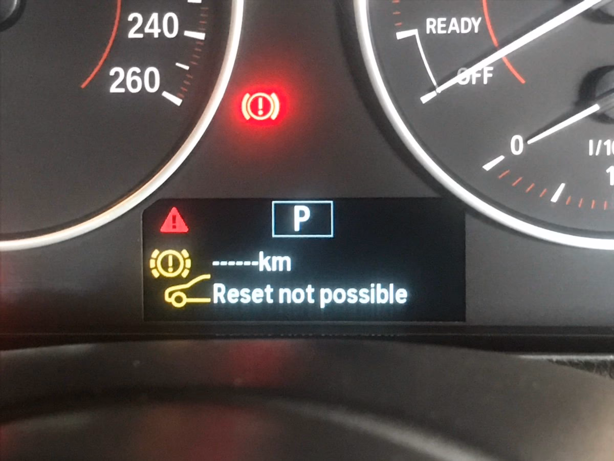 Can I Reset my BMW F30 front brake rotors?