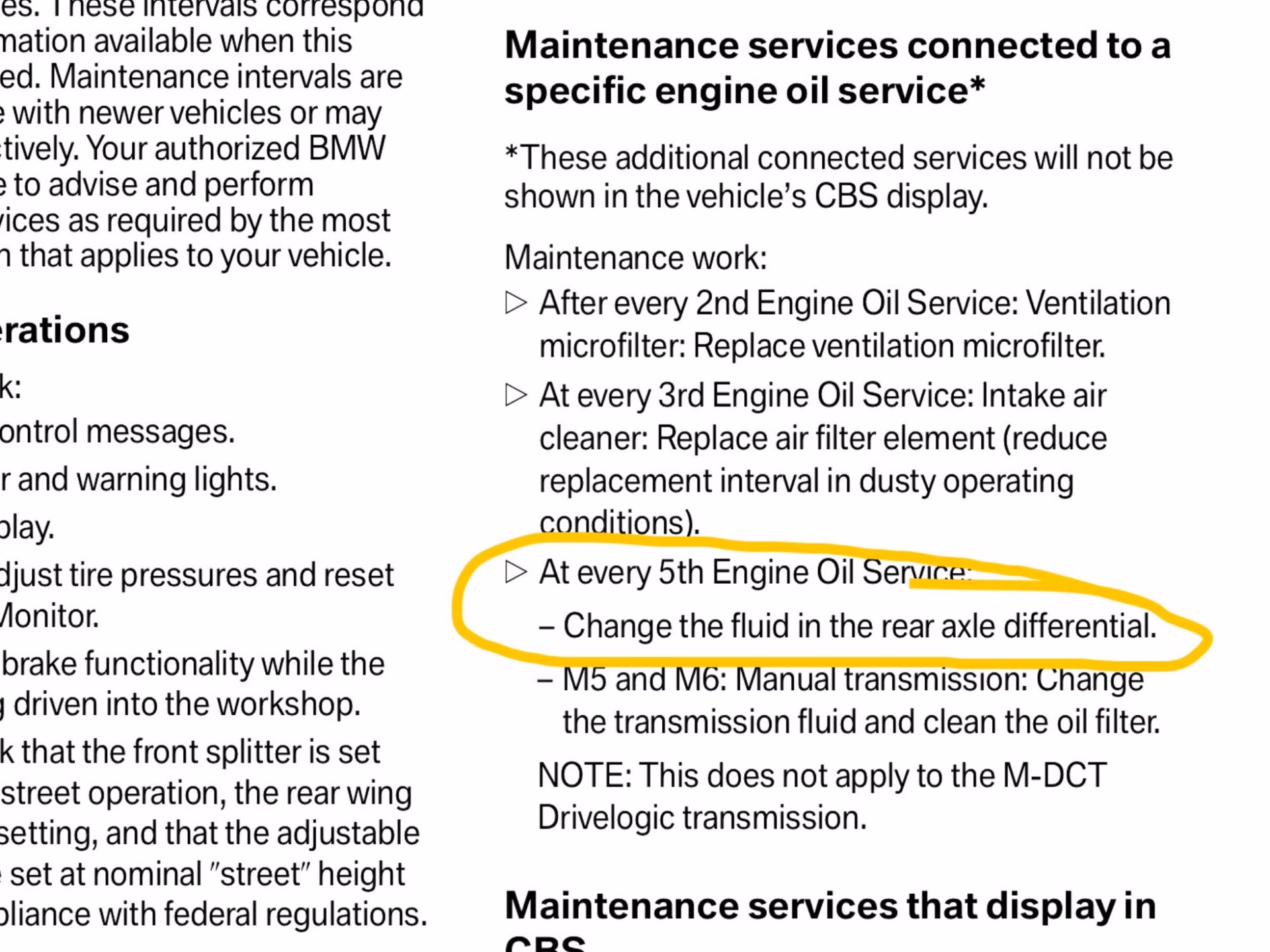 When is differential fluid due?