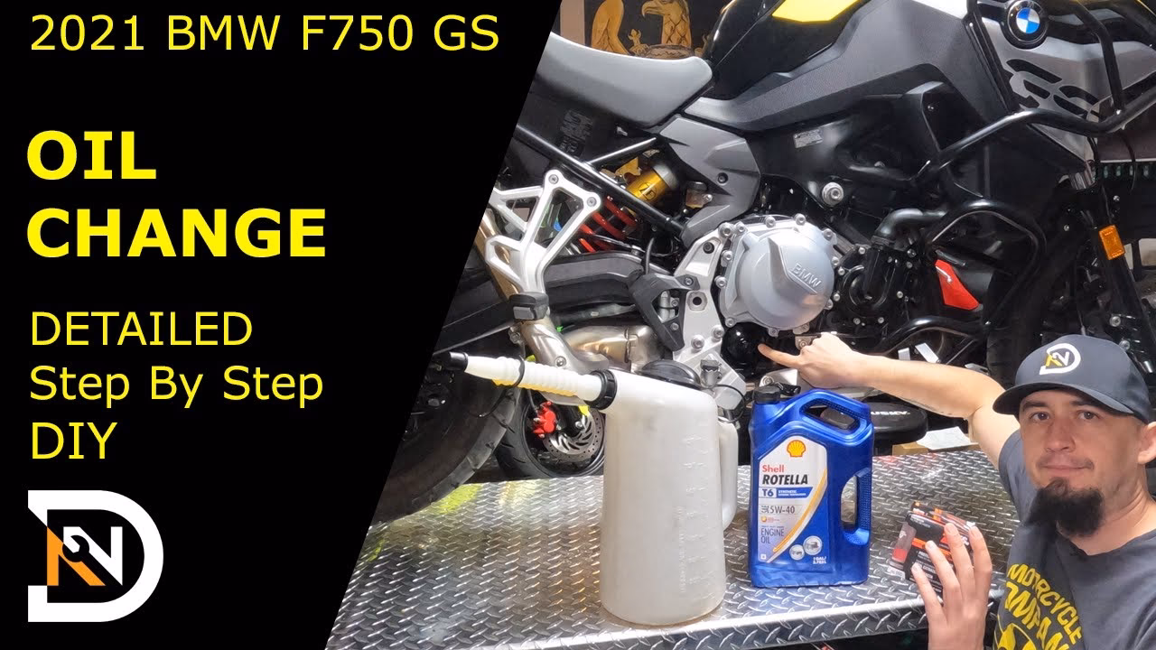 How long does a BMW motorcycle oil filter take to change?