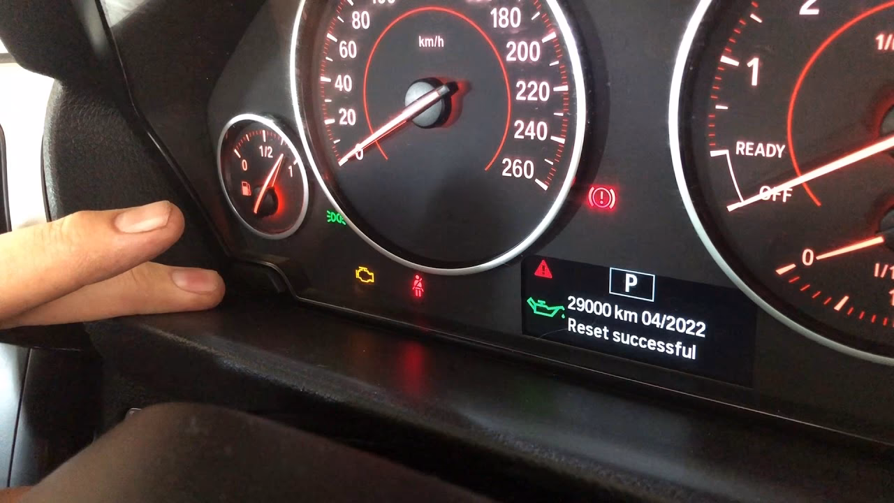 What happens after a BMW oil change?