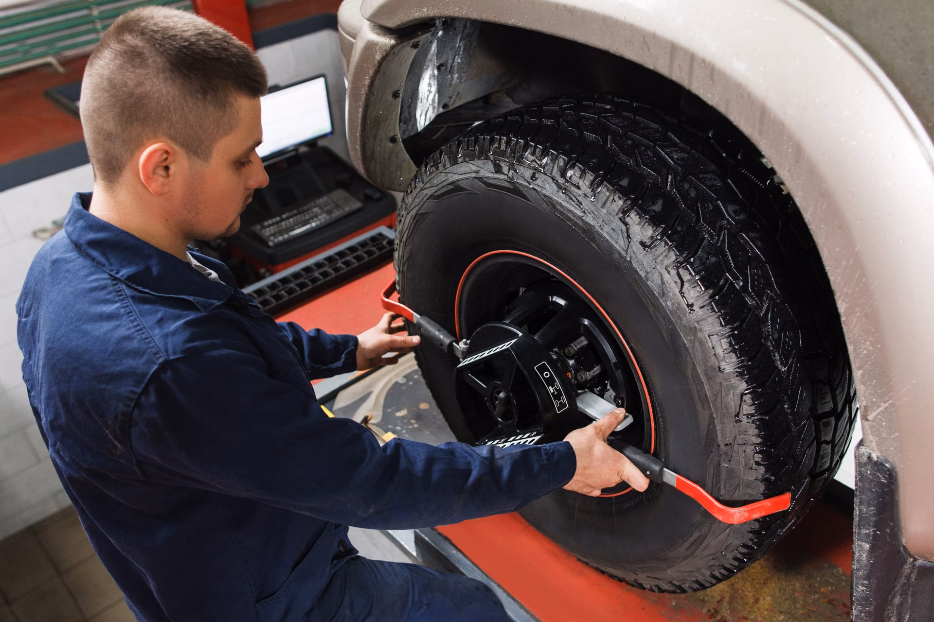Where can I get a BMW 4 wheel alignment check?