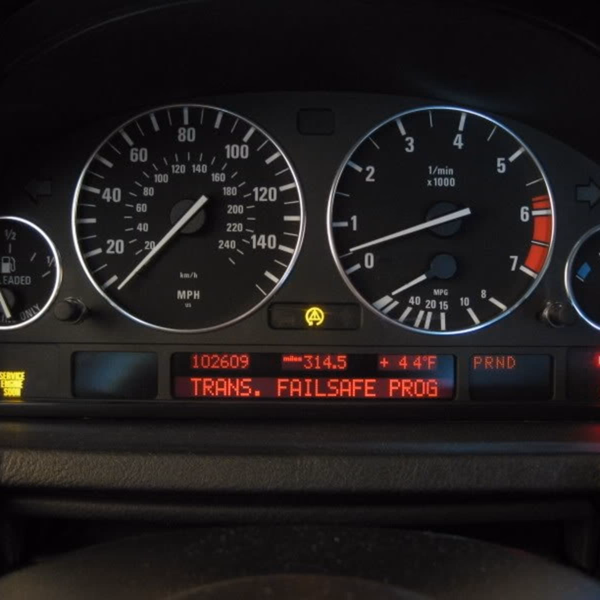 What does fail safe mean on a BMW E39?