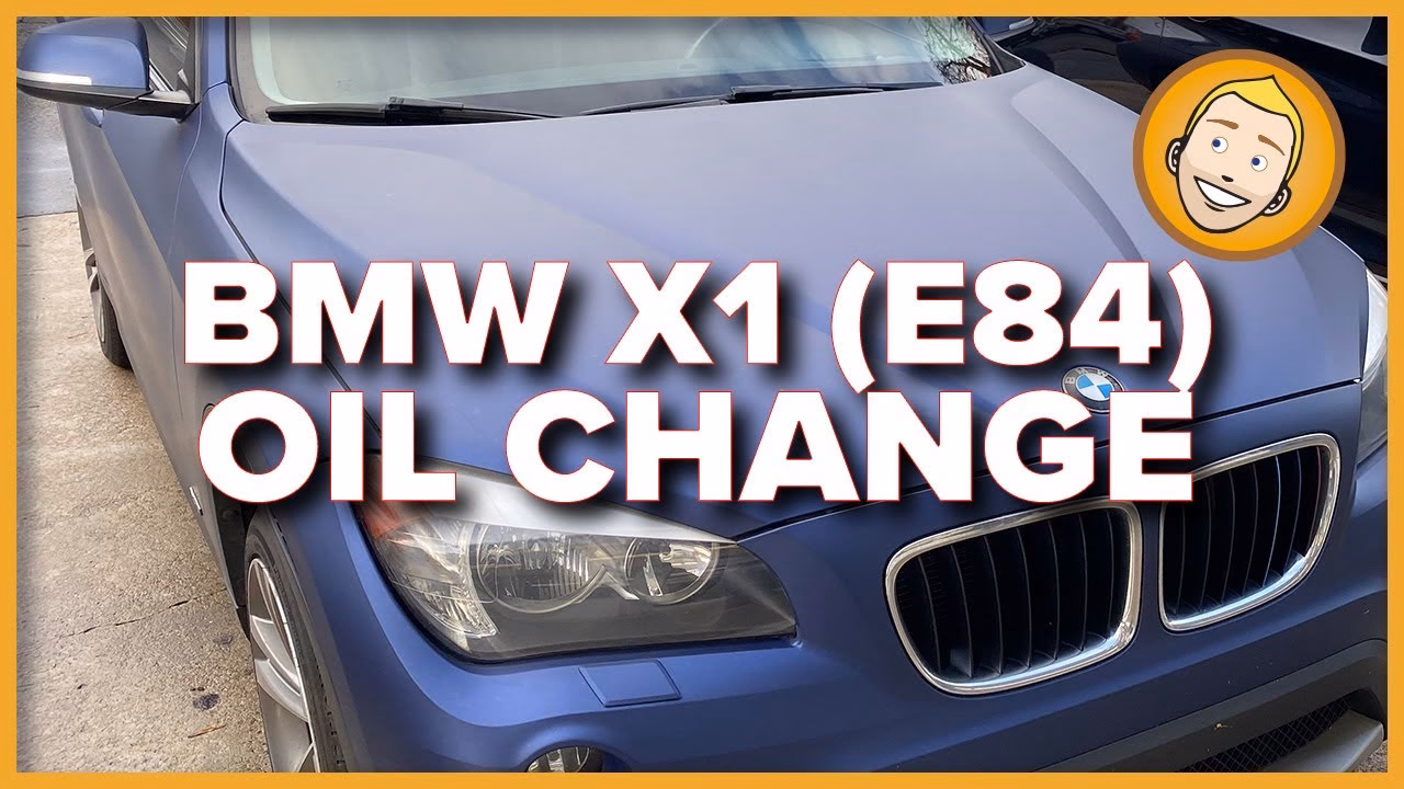 How to replace oil filter on BMW X1 (E84) convertible?