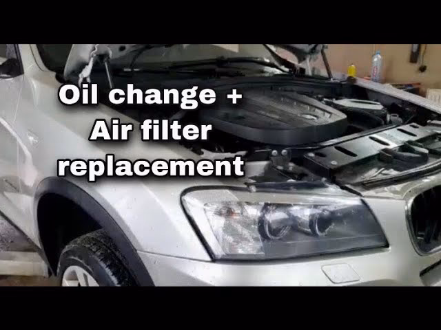 How much oil does a BMW X3 take?