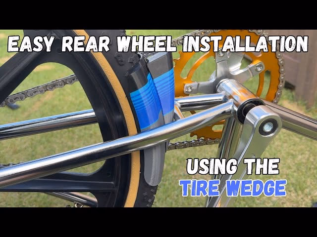 How do you tighten a BMX axle nut?