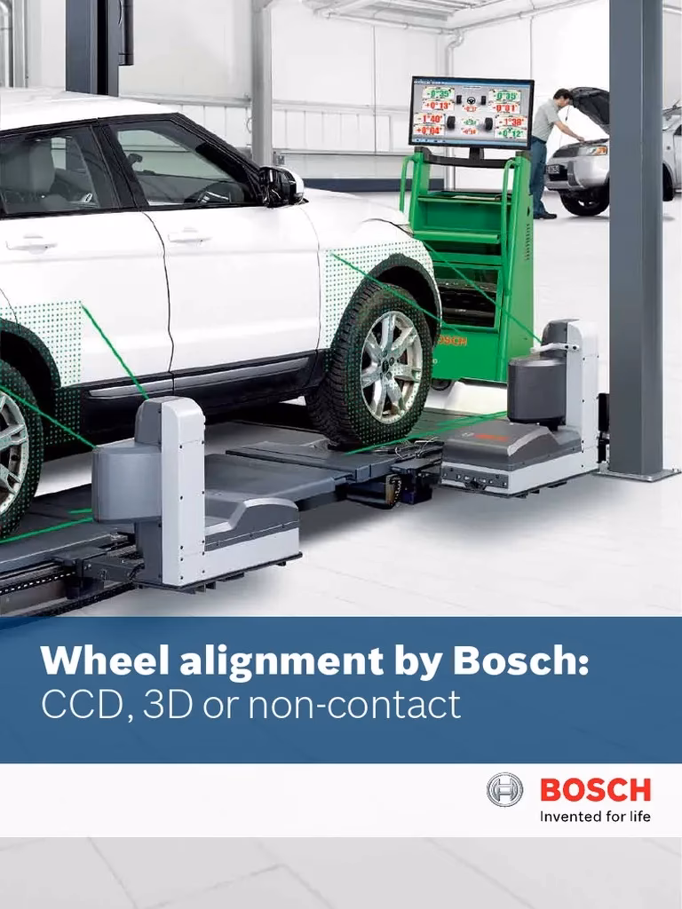 What is Bosch 3D 4 wheel alignment?