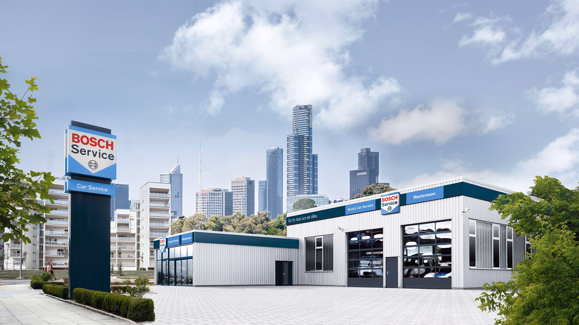 Wie viele Bosch Werkstätten gibt es?