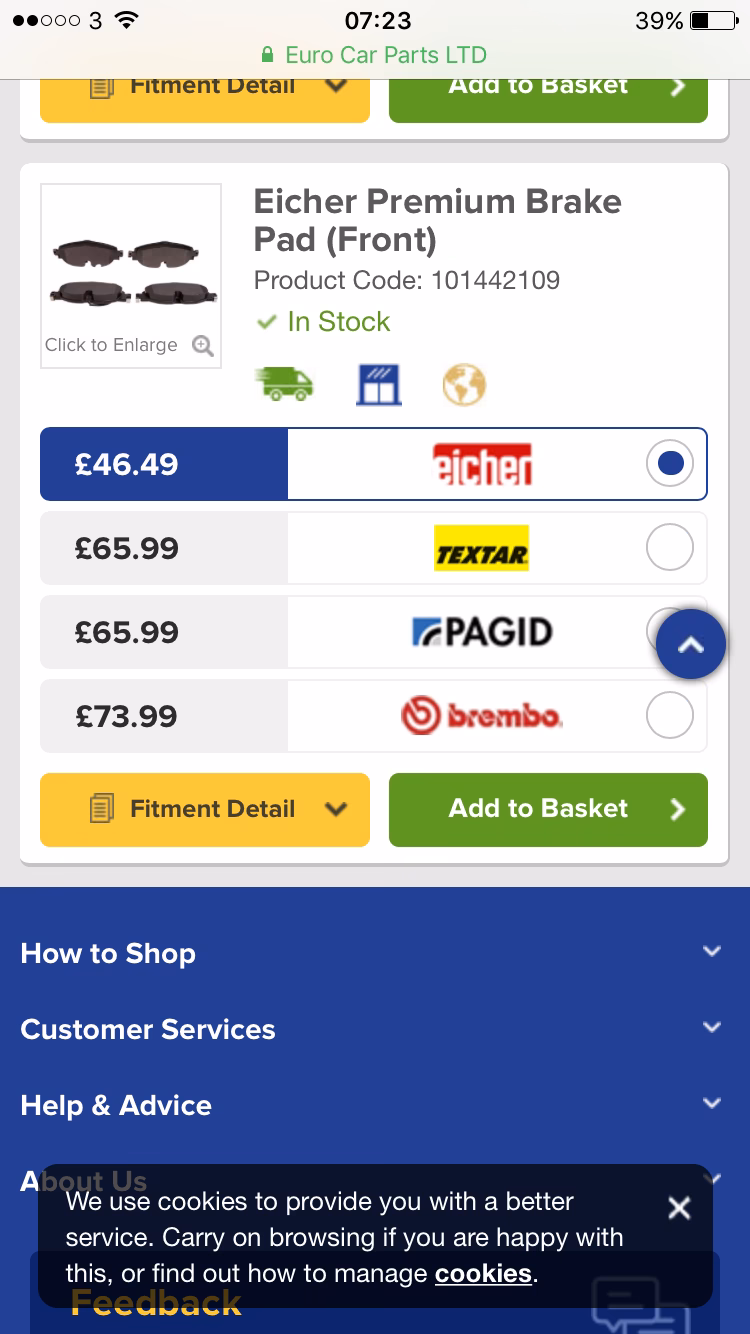 What's the difference between a Bosch and a ATE caliper?