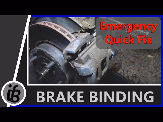 What causes brake pads to bind?