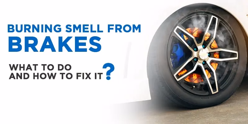 Why do brake pads smell like smoke?