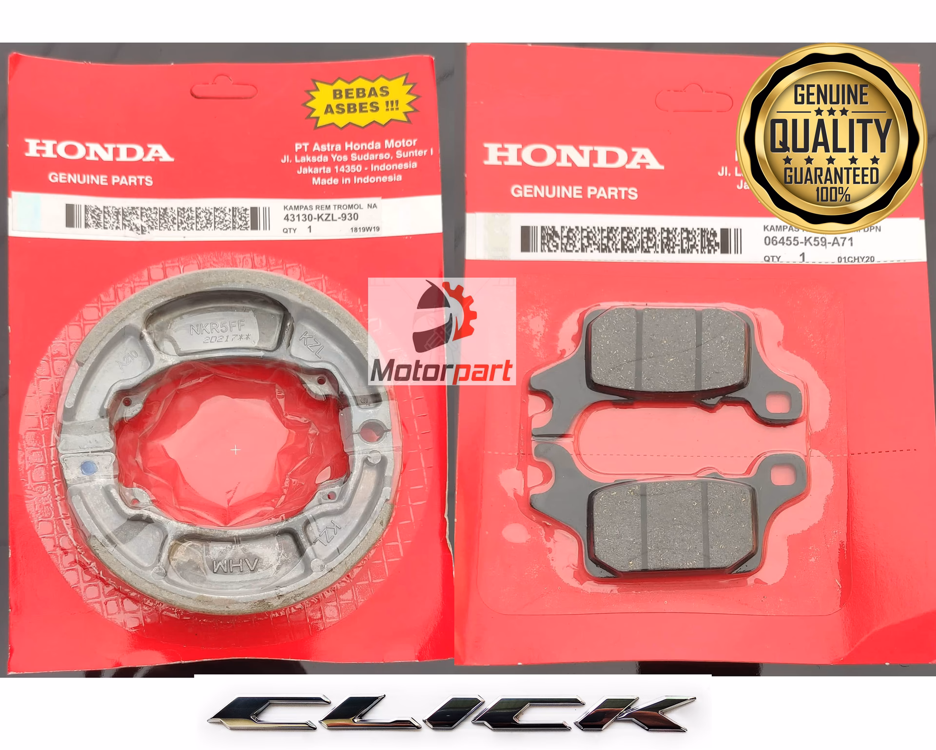 Why does my brake rotor make a clicking noise?