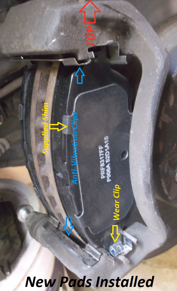Do directional brakes have specific parts?