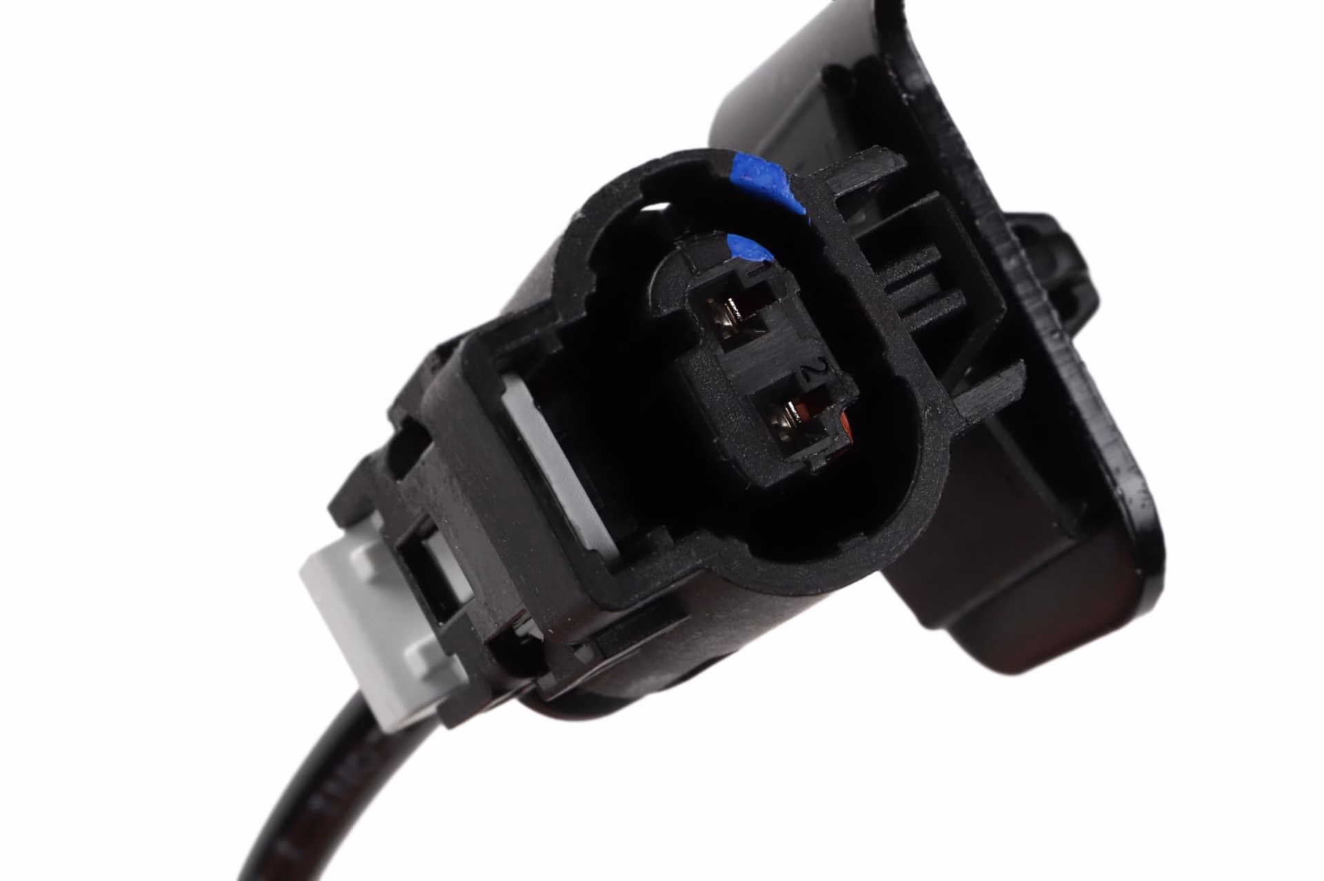 Where are the pad wear sensors located?