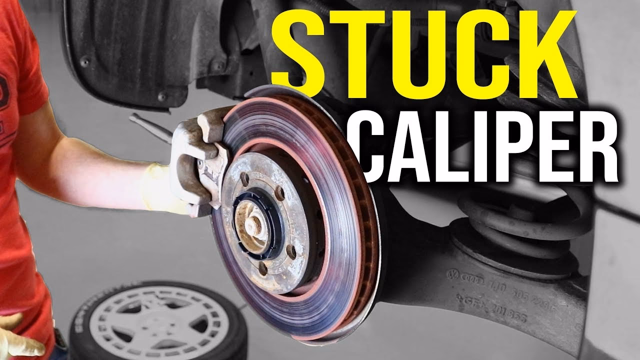 Why is my brake caliper making a squealing noise?